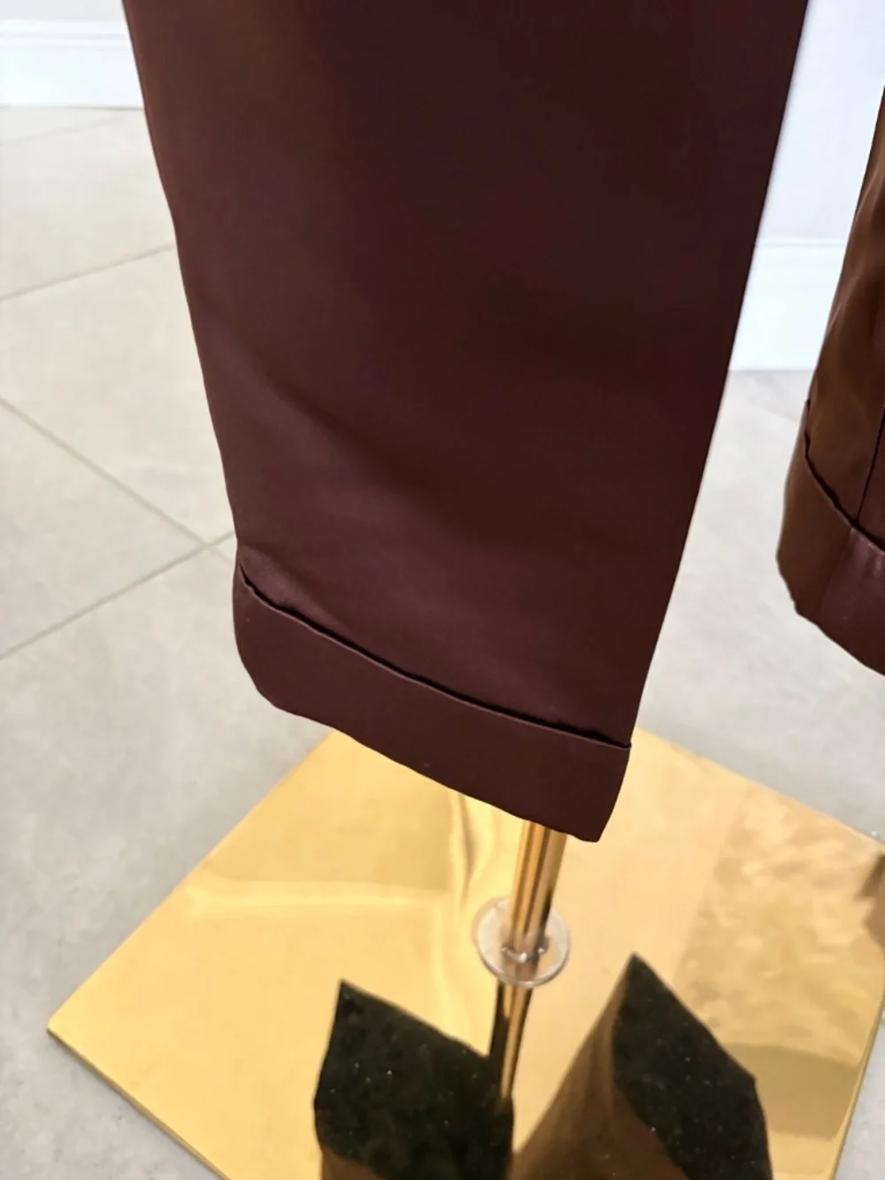NWT J Crew Wide-leg pleated pant in duchesse satin